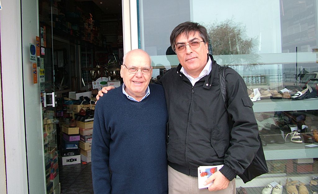 Ciccio Liberto e Domenico Brocato Cefalù 26 aprile 2005 ©Domenico Brocato. 